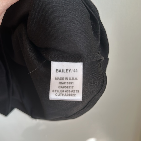 Bailey/44 Draped Cold Shoulder Jersey and Chiffon Dress - Picture 5 of 7